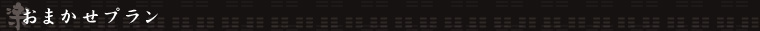 おまかせプラン