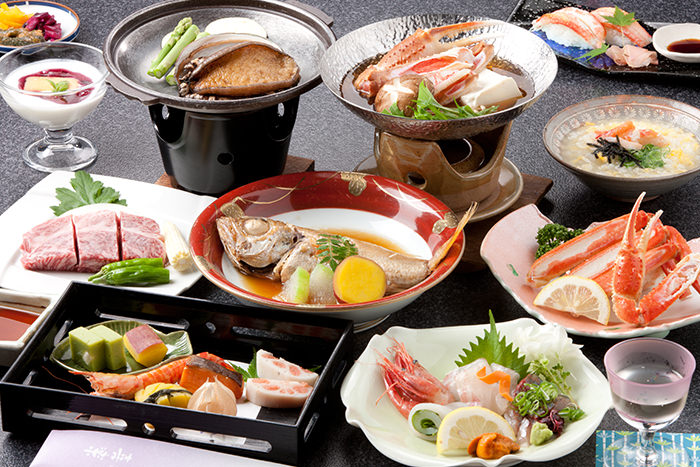 冬の会席　かに料理